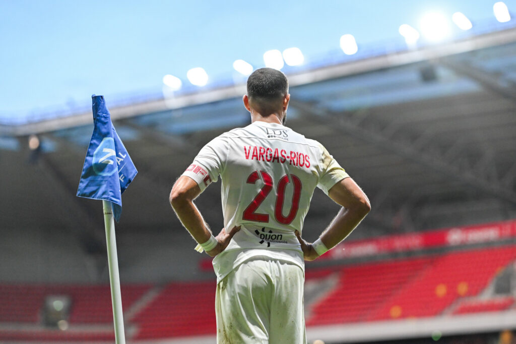 Revenu dans son ancien stade, le milieu de terrain Vargas-Rios semblait évoluer en terrain conquis. 